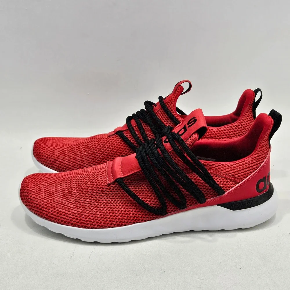Adidas Lite Racer Adapt 3.0 Mens 11.5 Red Black Slip On Running Shoes FX8809